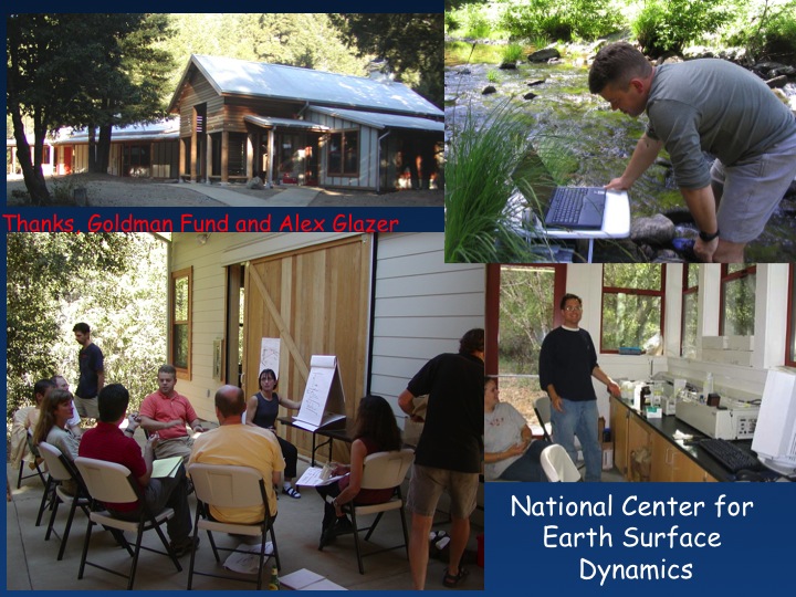 Mathematicians, engineers, Earth Scientists and ecologists plan research at Angelo, the first collaborative field station for the National Center for Earth Surface Dynamics